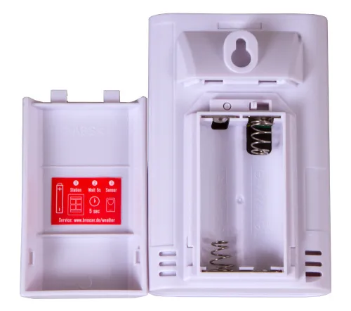 foto Estación meteorológica Bresser TemeoTrend JC LCD RC (reloj de pared), blanco,  9