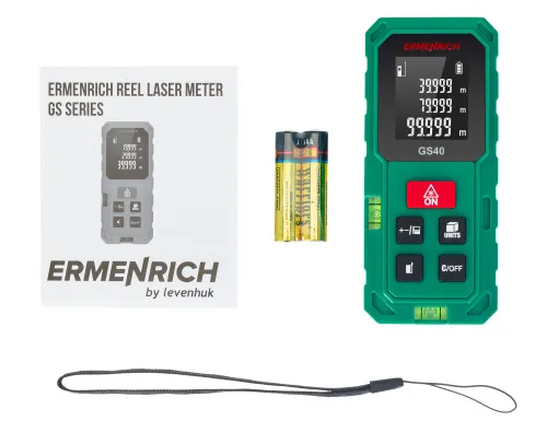 gráfico Medidor láser Ermenrich Reel PLUS GS40,  2