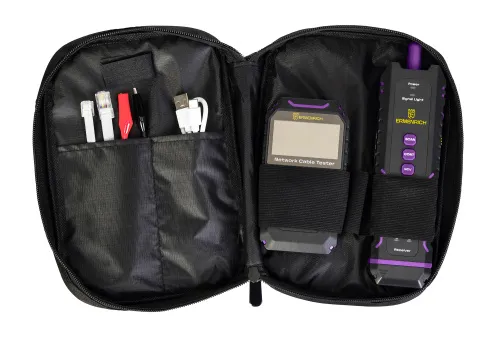 fotografía Comprobador de cables polivalente Ermenrich NetGeeks NP45,  3