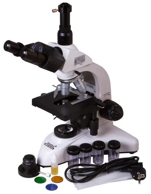 foto Microscopio trinocular Levenhuk MED 25T,  2