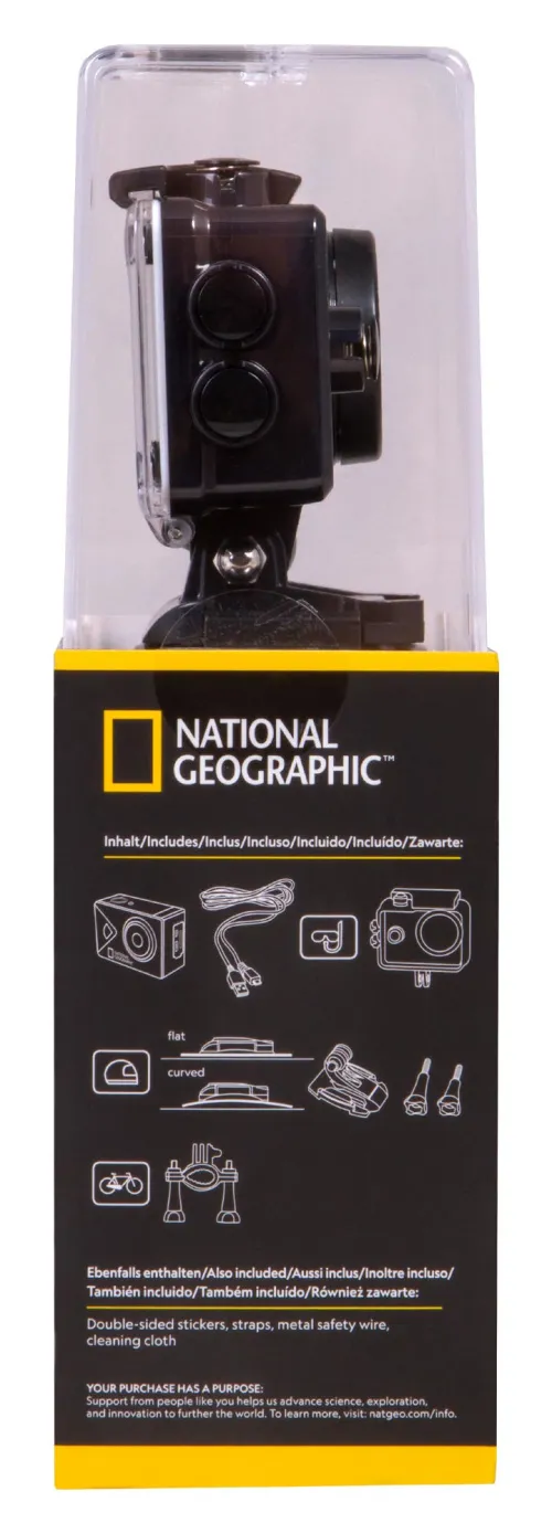 imagen Cámara de acción Explorer 2 de Bresser National Geographic, Full-HD con Wi-Fi,  14
