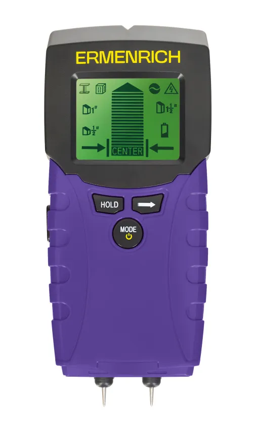 imagen Detector de montantes y humedad 2 en 1 Ermenrich Ping TM100,  2