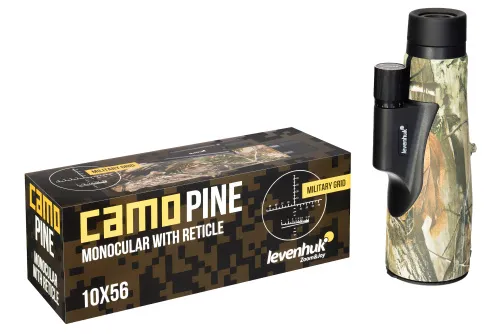 fotografía Monocular Levenhuk Camo 10x56 con retícula,  5