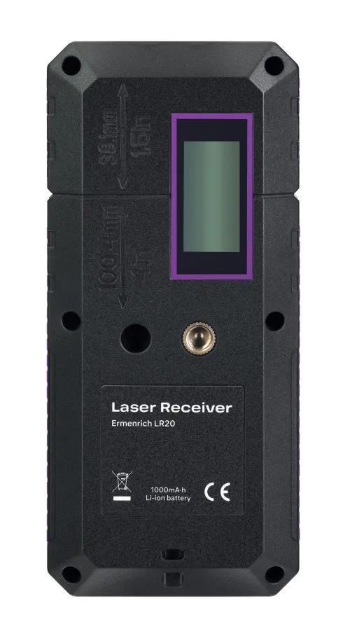 gráfico Receptor láser Ermenrich LR20,  4