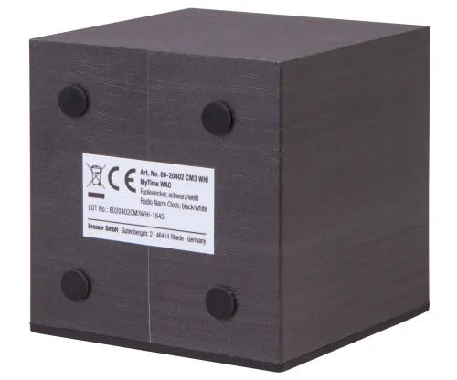 gráfico Despertador de mesa Bresser MyTime WAC, negro,  8