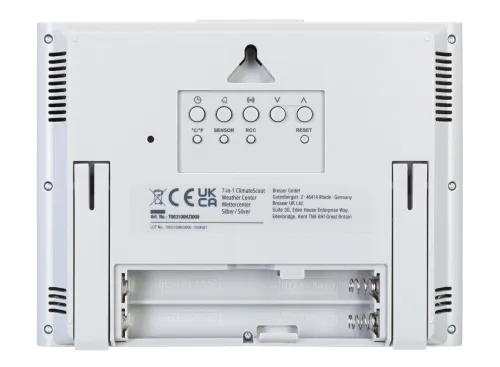 gráfico Centro Meteorológico Exclusivo ClimateScout 7-en-1,  plata,  7