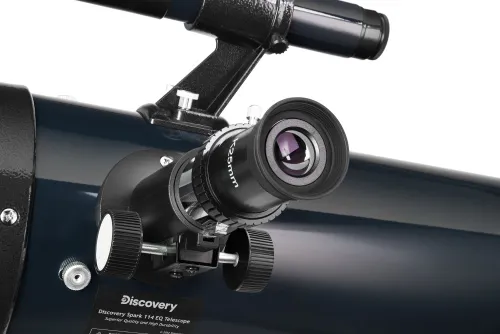 fotografía Telescopio Levenhuk Discovery Spark 114 EQ con libro,  10