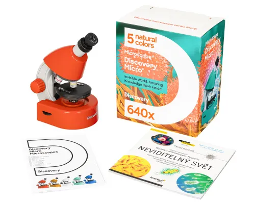 fotografía Microscopio Levenhuk Discovery Micro con libro,  4