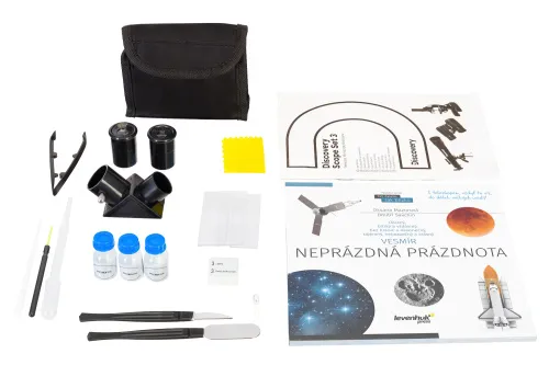 foto Kit Levenhuk Discovery Scope 3 con libro,  3