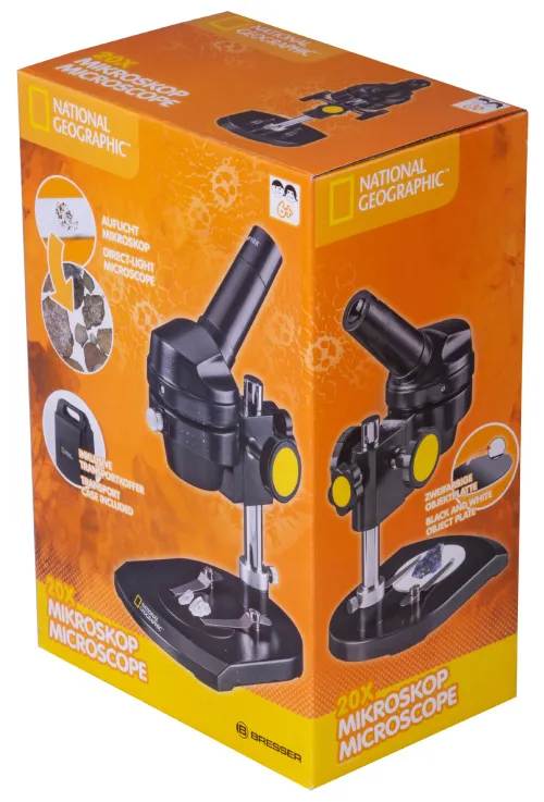 imagen Microscopio Bresser National Geographic 20x, monocular,  13