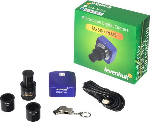 gráfico Cámara digital para microscopio Levenhuk M2500 PLUS,  2