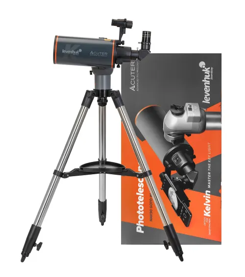 imagen Fototelescopio Levenhuk Kelvin MAK90 AZ GOTO Wi-Fi,  2