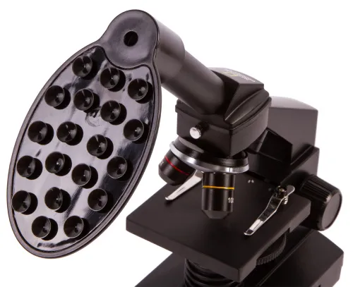 gráfico Microscopio Bresser National Geographic 40–1280x con soporte para smartphone,  10