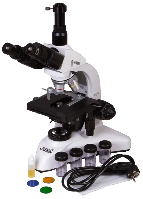 foto Microscopio trinocular Levenhuk MED 20T,  2