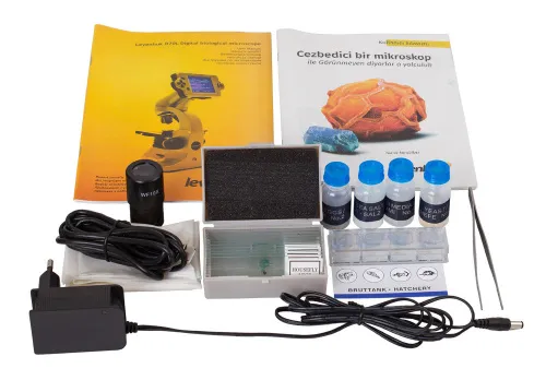 gráfico Microscopio biológico digital Levenhuk D70L,  14