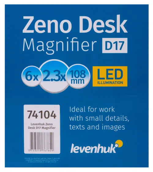 imagen Lupa Levenhuk Zeno Desk D17,  13