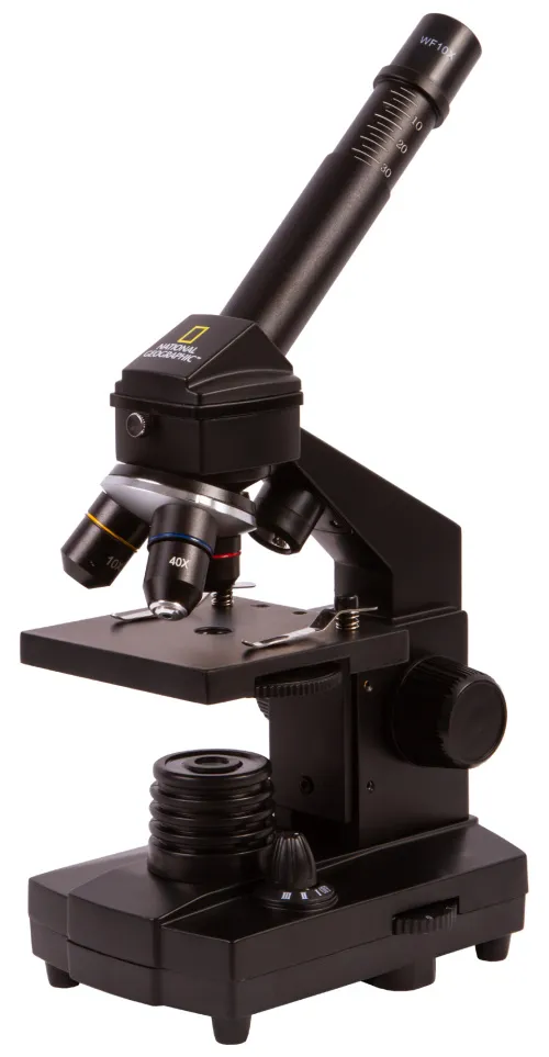 gráfico Microscopio Bresser National Geographic 40–1280x con soporte para smartphone,  4