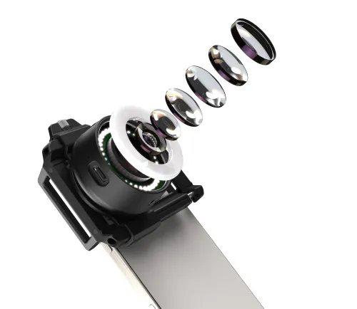 gráfico Microscopio LED para teléfono inteligente Levenhuk Kelvin TMC20,  4