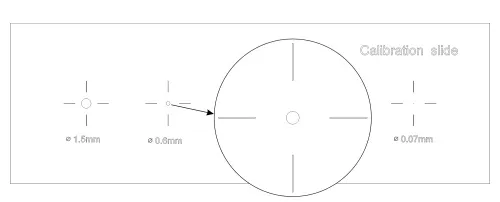 foto Portaobjetos de calibración MAGUS CS5 (XY0,01/0,07/0,15/0,6/1,5),  5