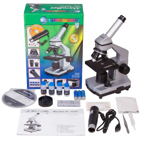 imagen Microscopio Bresser Junior 40–1024x, sin funda,  11