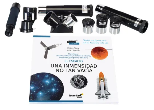 gráfico Telescopio Levenhuk Discovery Spark 707 AZ con libro,  3