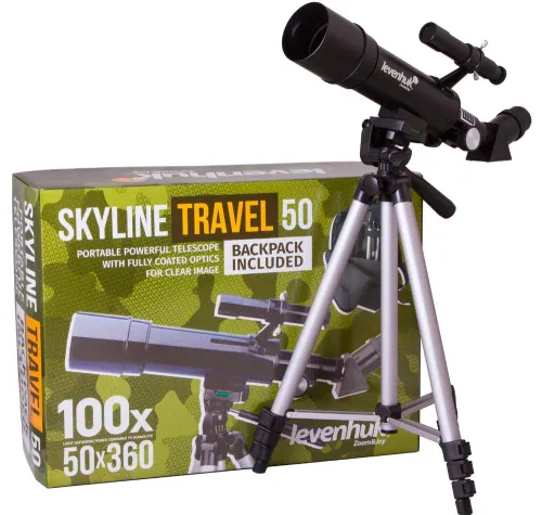 fotografía Telescopio Levenhuk Skyline Travel 50,  2