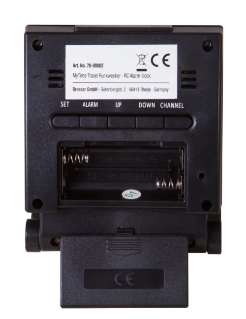 gráfico Estación meteorológica Bresser MyTime Travel con despertador,  5