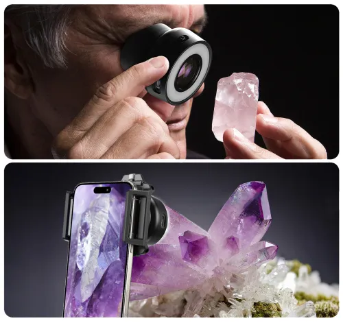 gráfico Microscopio LED para teléfono inteligente Levenhuk Kelvin TMC20,  12