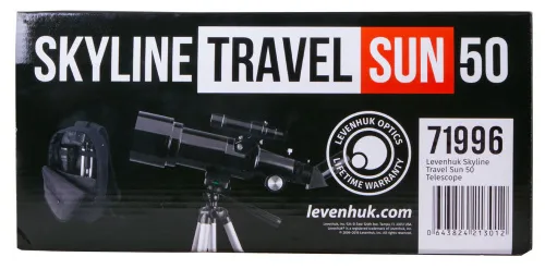 gráfico Telescopio Levenhuk Skyline Travel Sun 50,  18