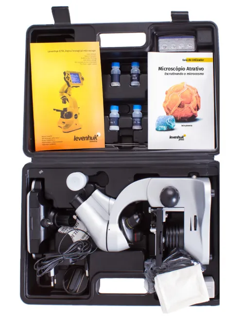 gráfico Microscopio biológico digital Levenhuk D70L,  11