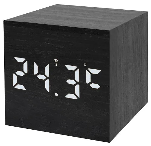 gráfico Despertador de mesa Bresser MyTime WAC, negro,  3