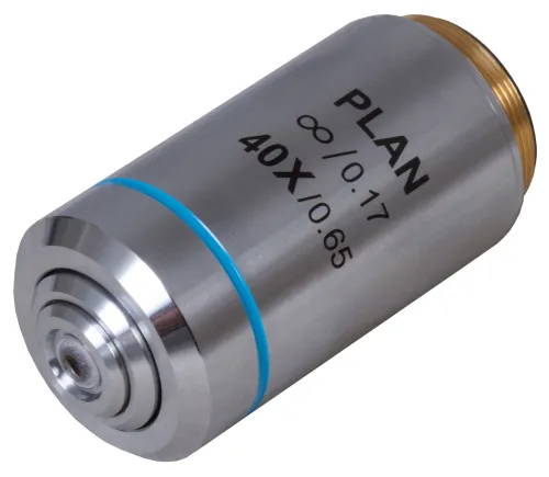 fotografía Objetivo plano acromático Levenhuk MED 40x corregido al infinito,  2