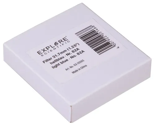 foto Filtro 1,25" azul claro Explore Scientific nr. 82A,  6