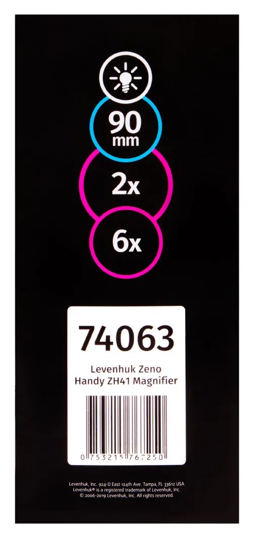 gráfico Lupa Levenhuk Zeno Handy ZH41,  13