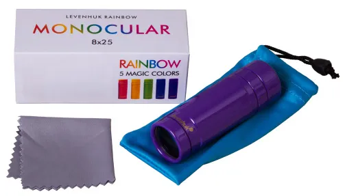 fotografía Monocular Levenhuk Rainbow 8x25,  2