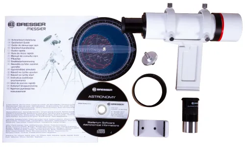 gráfico Telescopio Bresser Messier NT203S/800 OTA,  11