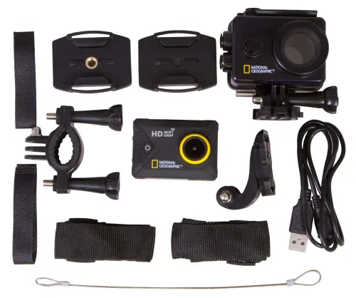 imagen Cámara de acción Explorer 2 de Bresser National Geographic, Full-HD con Wi-Fi,  10