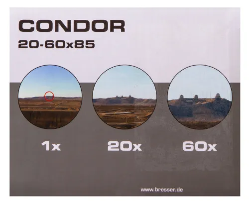 foto Catalejo Bresser Condor 20–60x85,  20