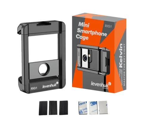 imagen Mini jaula para teléfono inteligente Levenhuk Kelvin RIG1,  9