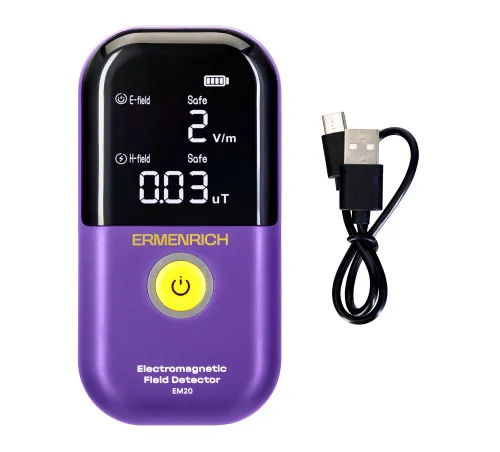 gráfico Detector de campo electromagnético Ermenrich EM20,  5