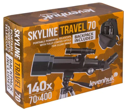 gráfico Telescopio Levenhuk Skyline Travel 70,  16