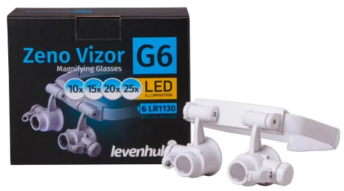 fotografía Gafas lupa Levenhuk Zeno Vizor G6,  10