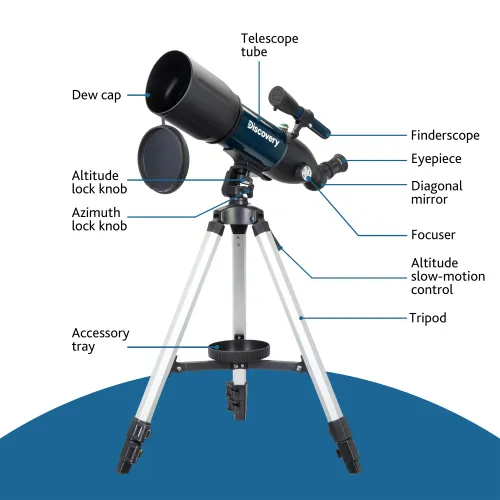 imagen Telescopio Levenhuk Discovery Sky Trip ST80 con libro,  19