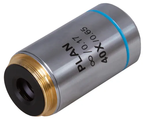 fotografía Objetivo plano acromático Levenhuk MED 40x corregido al infinito,  3