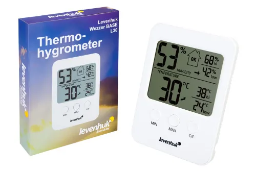 gráfico Termohigrómetro Levenhuk Wezzer BASE L30,  4