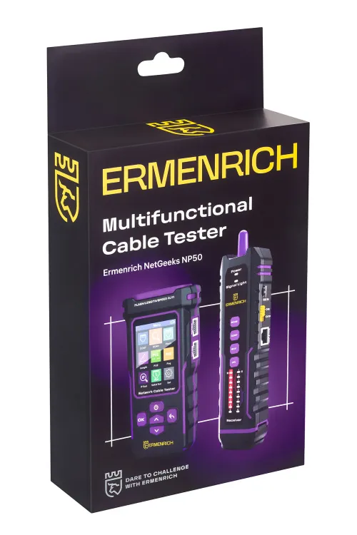 foto Comprobador de cables polivalente Ermenrich NetGeeks NP50,  13