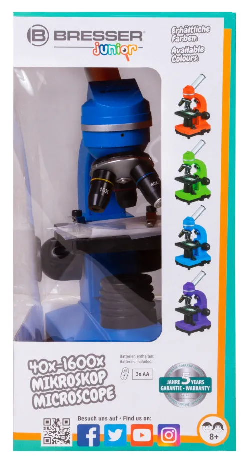 fotografía Microscopio Bresser Junior Biolux SEL 40–1600x,  13