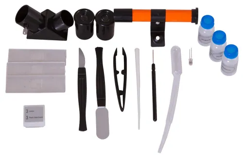 fotografía Conjunto de microscopio, telescopio y prismáticos Levenhuk LabZZ MTB3,  3