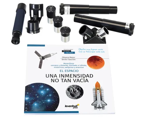 foto Telescopio Levenhuk Discovery Spark 809 EQ con libro,  3