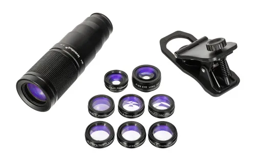 fotografía Juego de lentes para teléfono inteligente Levenhuk Kelvin SLS10,  18